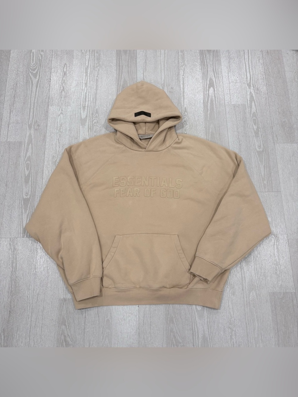 Fear of God Essentials Hoodie in Sand